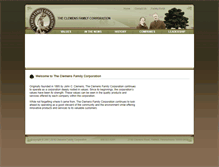 Tablet Screenshot of clemensfamilycorp.com